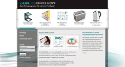 Desktop Screenshot of printandmore.de